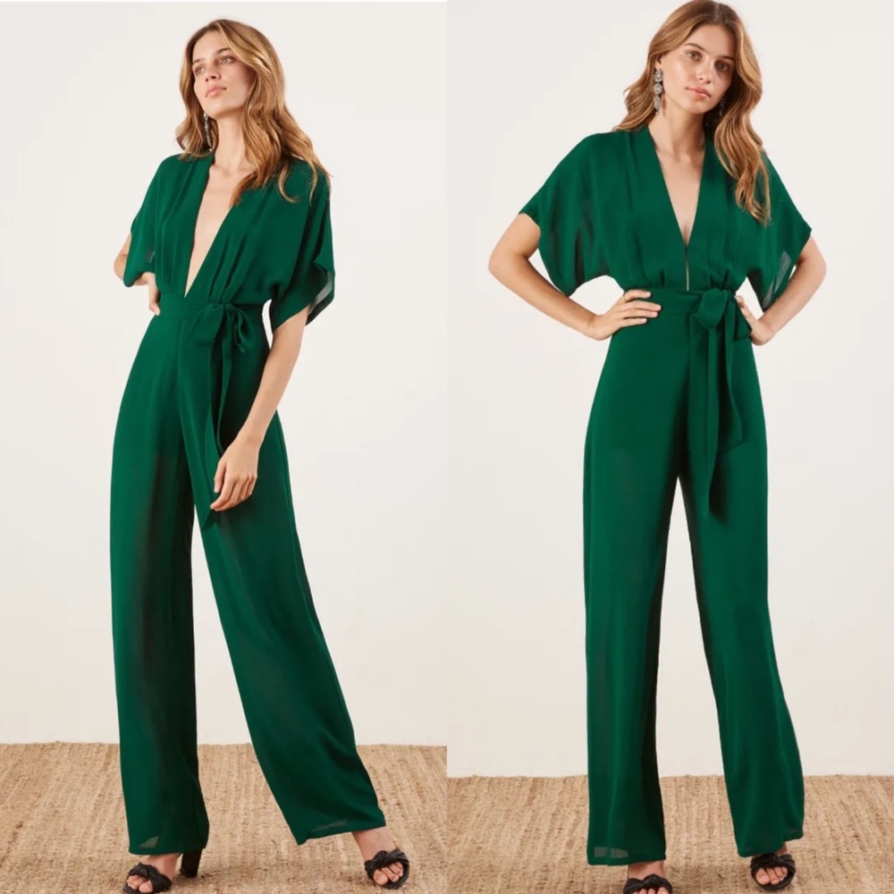 Reformation Petite Lemongrass Jumpsuit